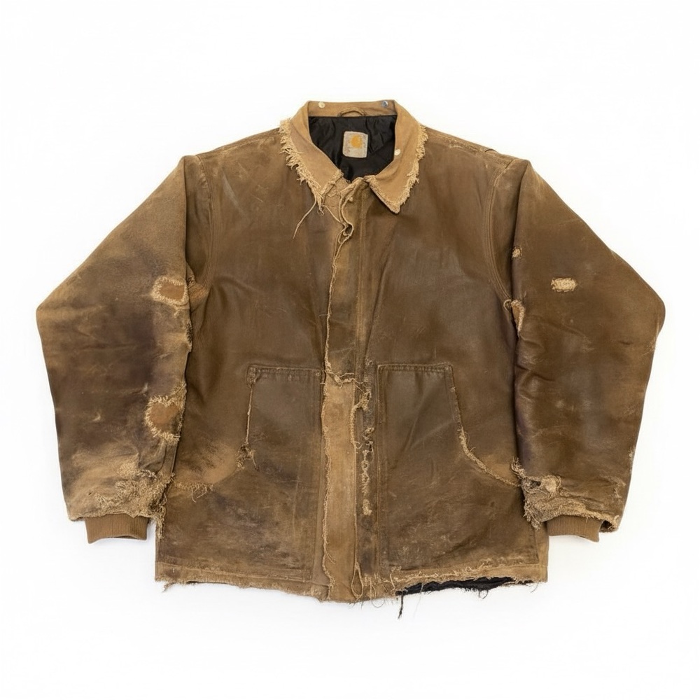 Carhartt Men's Distressed waxed Jacket